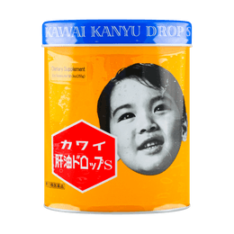 日本KAWAI 可咀嚼肝油丸 維生素A&D+魚肝油 300粒入 兒童成人補鈣