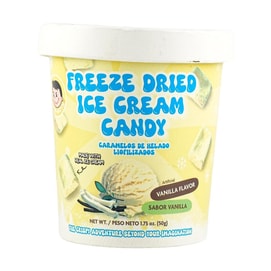 Freeze Dried Ice Cream Vanilla Candy,1.73 oz