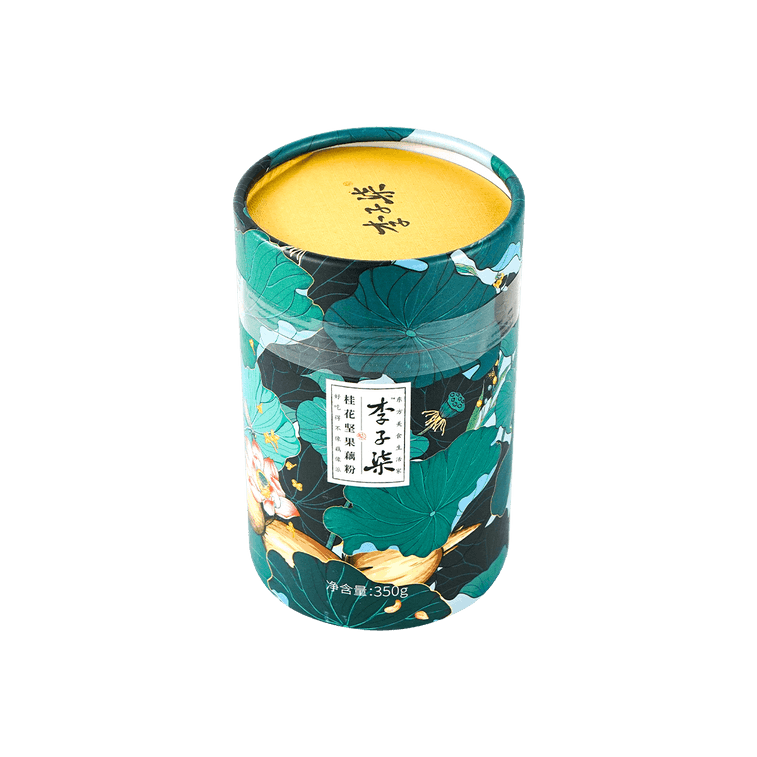 李子柒 每日桂花堅果藕粉羹 350g *2【2份超值裝】【沖泡即食早餐代餐】 11