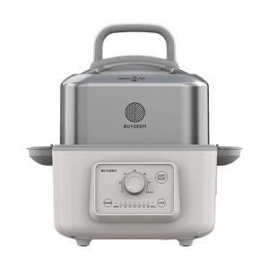 【立减$16到手价$143.99】BUYDEEM北鼎 G5246家用多功能电蒸锅 5L  燕麦白 1~3人适用 7段预设蒸煮2小时保温防干烧