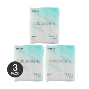 ​​​​Medical-Grade Women's Sanitary Pads​​, 240mm, 10pcs*3 - Safe for Postpartum Use【Value Pack】