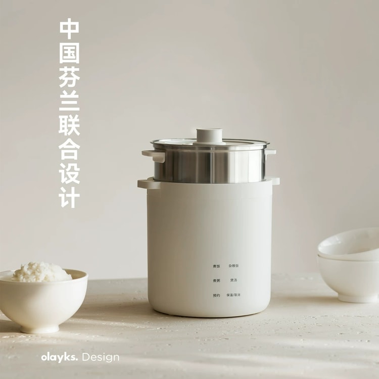 OLAYKS OLAYKS ミニライスパン 1～2人用 一人暮らし用小型炊飯器 1.2L