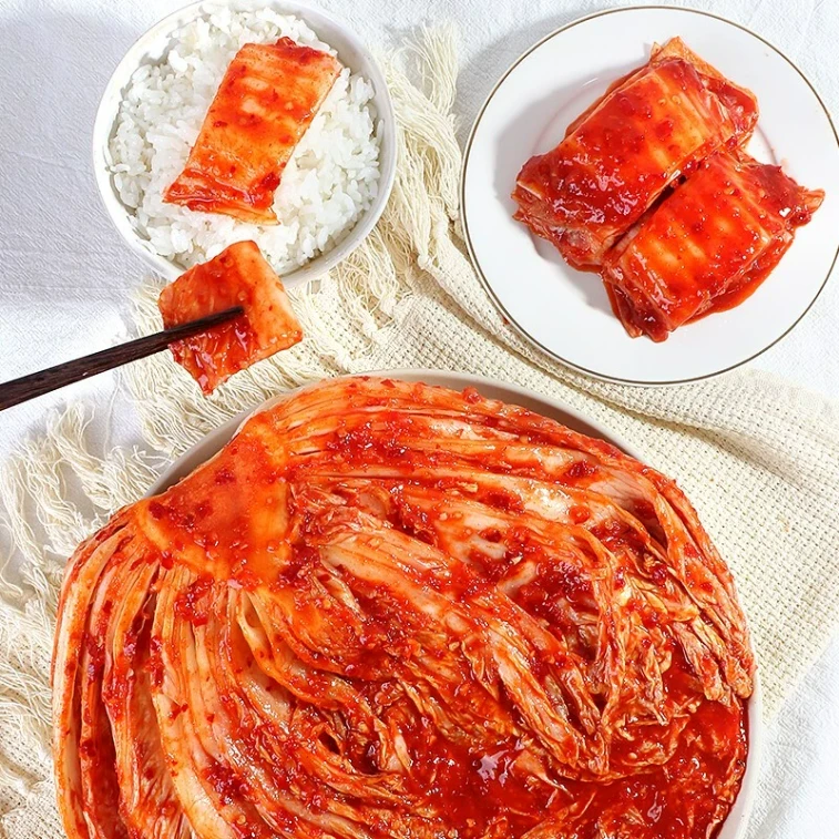 [중국 직송] 금강산 동북 연변 특산 사과 배 매운 양배추 400g*1 봉지 4