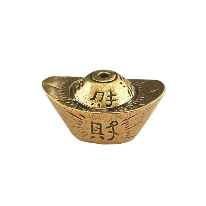 Yuanbao Copper Incense Holder 1 Pcs