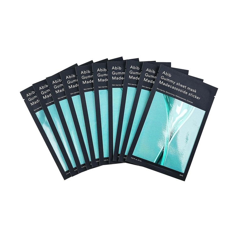 마데카소사이드 스티커가 함유된 구미 시트 마스크, 10매*2팩 - 피부 장벽 강화 & 보습 & 진정 효과【실용적인 구성】 6