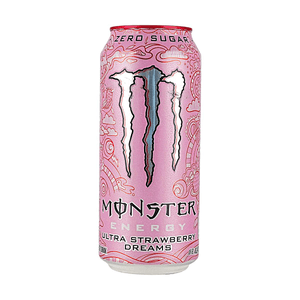 可口可樂 MONSTER魔爪 無糖能量飲料 草莓夢境 473ml【低卡路里】