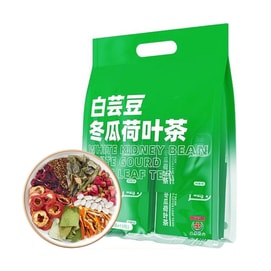 廣藥白雲山 白芸豆冬瓜荷葉茶 決明子山楂橘皮重瓣玫瑰洛神花 8g*15包入 遠離油膩 輕盈體態 獨立包裝養生茶包