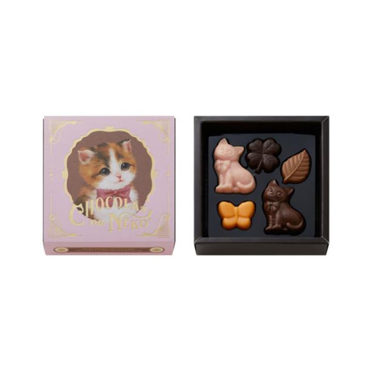 日本直送便】モロソフ キャットチョコレート ギフトボックス レイラン