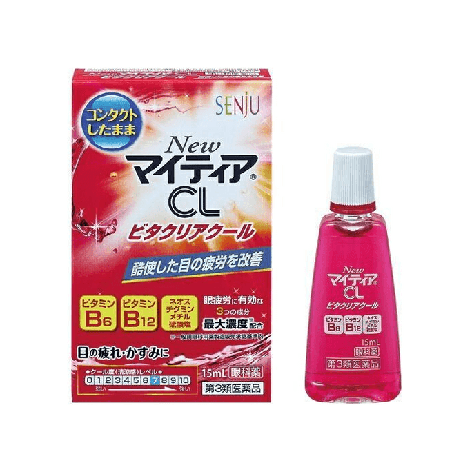 New MIGHTIA CL Vita Clear Cool [eye drops for fatigue relief, 15ml]