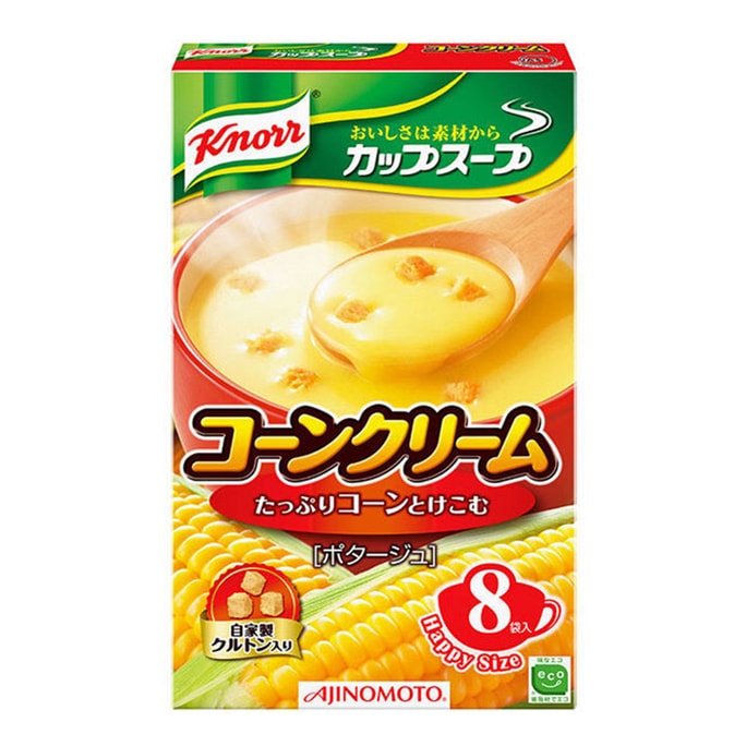 【日本直送品】AJINOMOTO 味の素 クノール クリーミーコーンスープ インスタントスープ コーンスープ 8袋