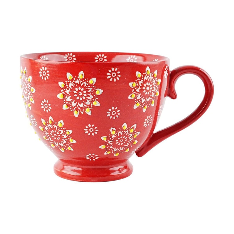 식기 세트 접시, 그릇, 머그 세트 3개 #레드 6