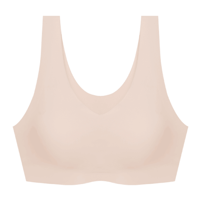 Slim9 Comfy Bra Air Extra Large Size Pink Beige 1Pc
