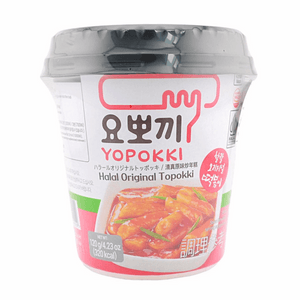 오리지널 떡볶이 컵 4.94 oz【할랄 인증】【정통 한국 맛】【전자레인지 조리 가능】