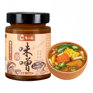 Cantonese Little Chef Miso Paste, Miso Soup, Japanese Style Homemade Soup, 200g*1 Bottle