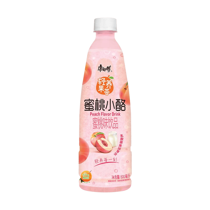 康师傅 清养果荟 蜜桃小酪 500ml