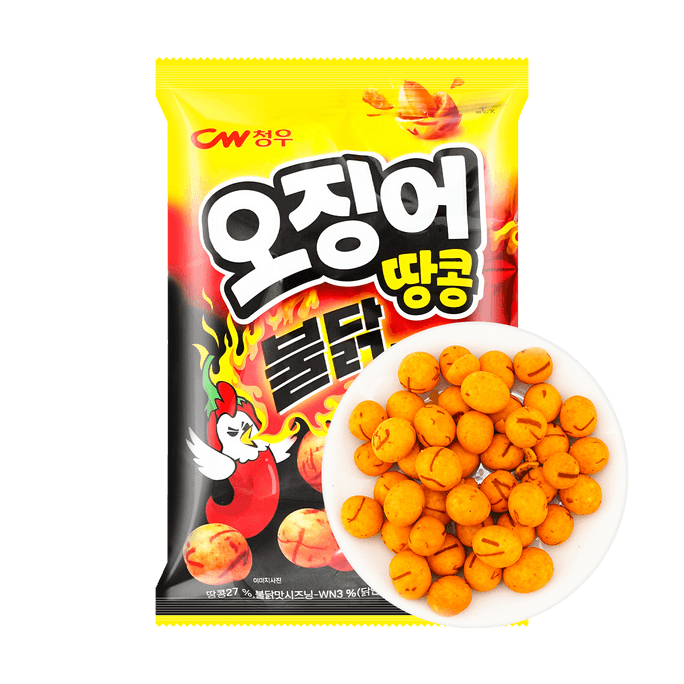 Buldak Squid Peanut Ball Snack 90g