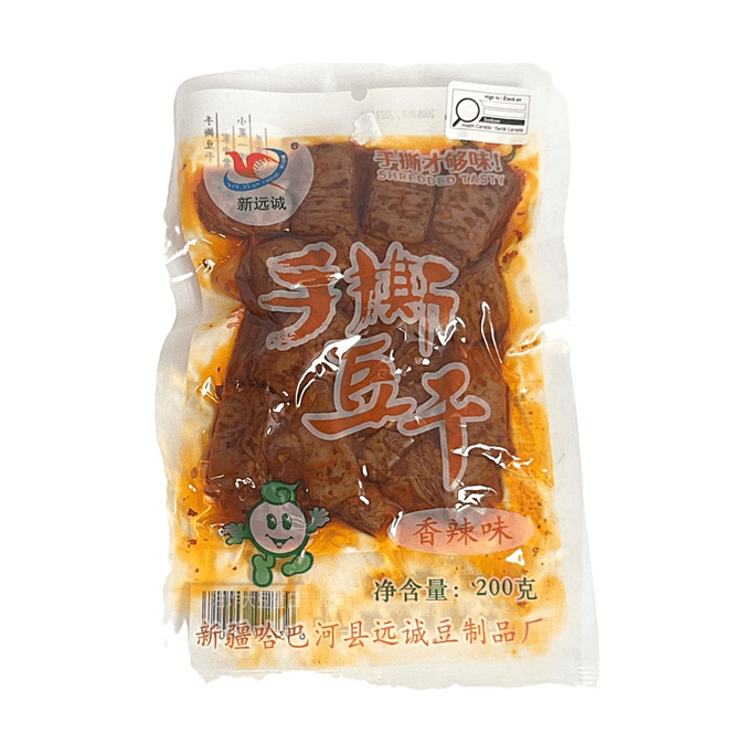 Shredded Dried Tofu Spicy Flavor 7.05oz Savory & Chewy Xinjiang Specialty Snack
