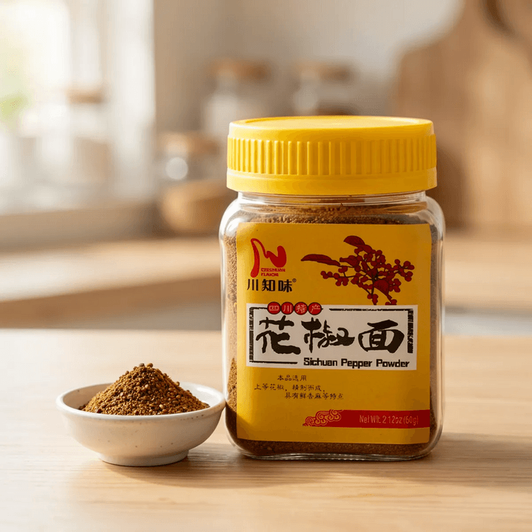 SZECHUAN FLAVOR CHUANZHIWEI 四川山椒パウダー、2.12オンス - Yami