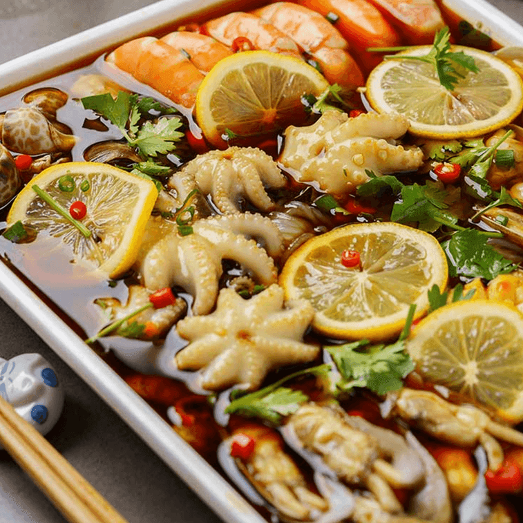 해산물 디핑 소스, 와사비 맛, 7.05온스 8