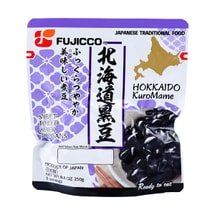 北海道産黒豆 - 甘く煮た黒大豆 8.8オンス【そのまま食べられる】【ケーキ、デザート、プリン、各種ペストリーに】