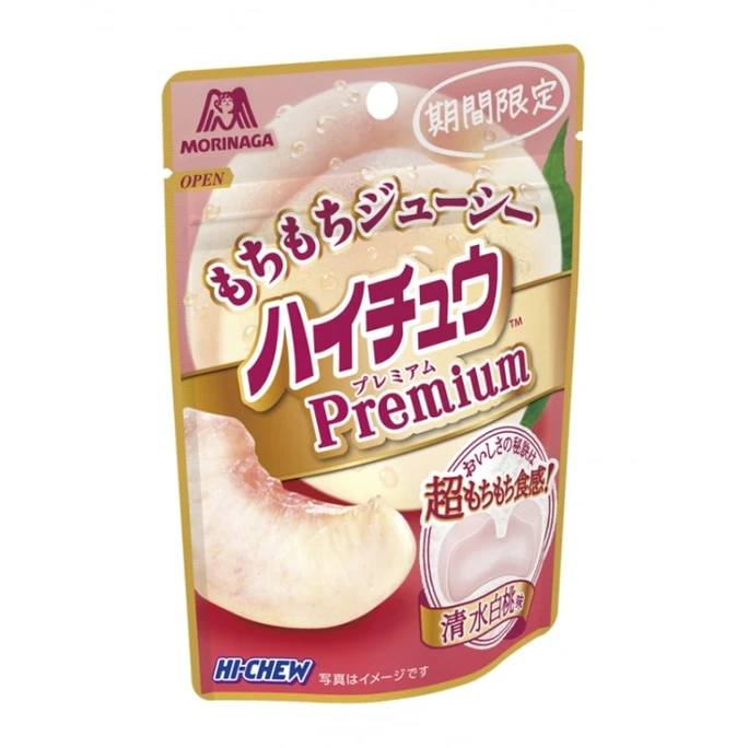 일본 MORINAGA 모리나가 일본 현지판 하이츄 주스 구미 기간한정 시미즈 백도맛 구미 35g
