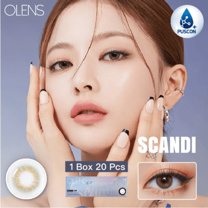 【中國直郵】 韓國 O-LENS 日拋 冰島灰 Scandi Gray 10片裝 銷售冠軍 -1.00(100)