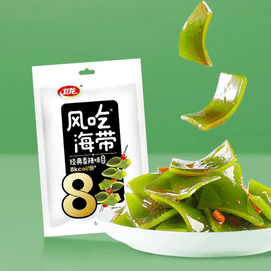 卫龙 风吃海带 香辣味 约12小包入  240g【低脂低卡】【真的好吃 强烈推荐】【TWICE娜琏同款】