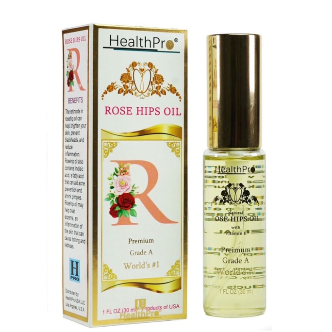 Rose Hips Oil 1fl oz Deep Moisturizing Lightening Fine Lines Promoting Cell Regeneration And Alleviating Chronic Dry