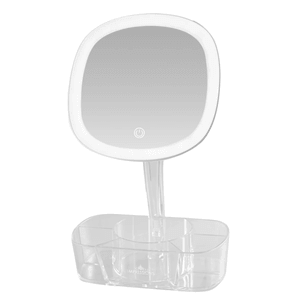Reflect LED Makeup Mirror With Vanity Organizer, 7X Magnification