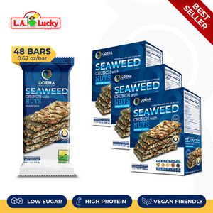ベトナム L.A. ラッキー ODEHA 海藻＆ナッツクリスプ - ゴマ風味 - 3パック（16本×3）