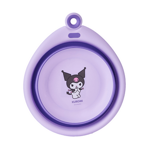 朗溪 三麗鷗聯名 水滴折疊盆 小號 紫色 Sanrio 便攜迷你可折疊臉盆