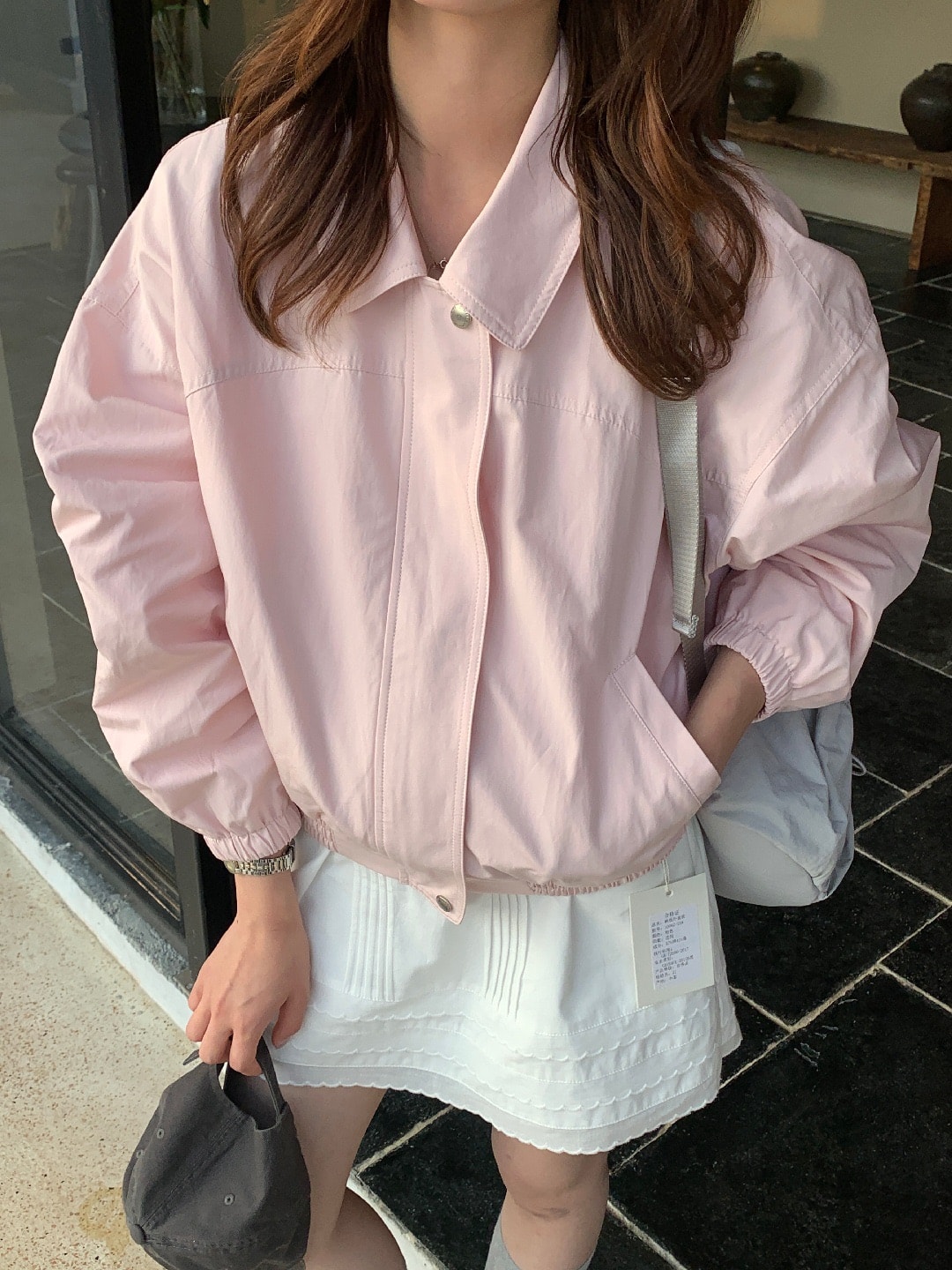 【加拿大直邮】 加拿大 SCENARIO 短款外套 柔粉微风款 粉色 均码