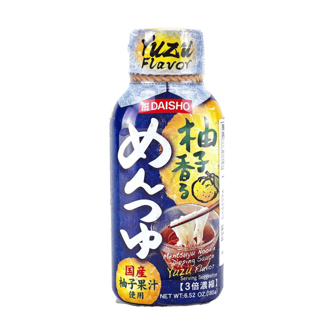 日本DAISHO 浓缩面汤底 柚子风味 乌冬面荞麦面蘸酱 185g