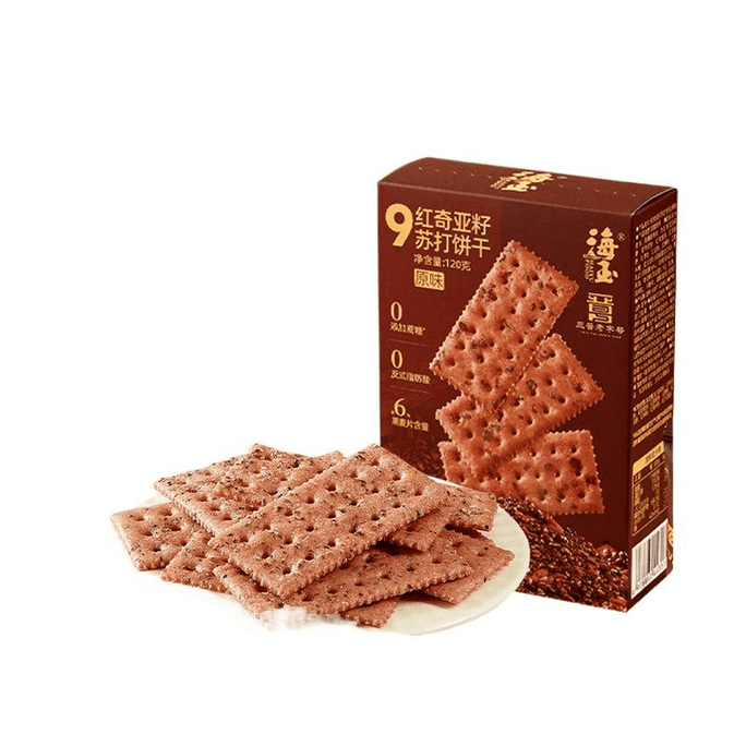 【中国直送】海宇九紅炭酸クラッカー 120g（1パック）