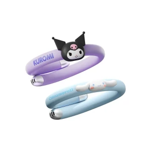 【香港直送】 日本 SANRIO 植物驅蟲精油手環 酷洛米+玉桂狗 2隻 含12根精油棒替換方便