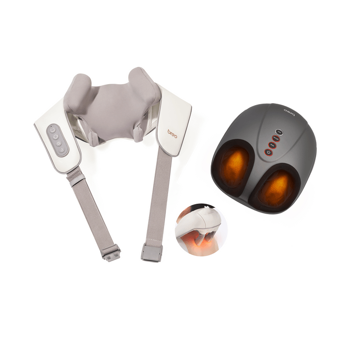 Breo Foot Neck Massager Set Relaxing Shoulders And Feet Hand And Foot Massage Set