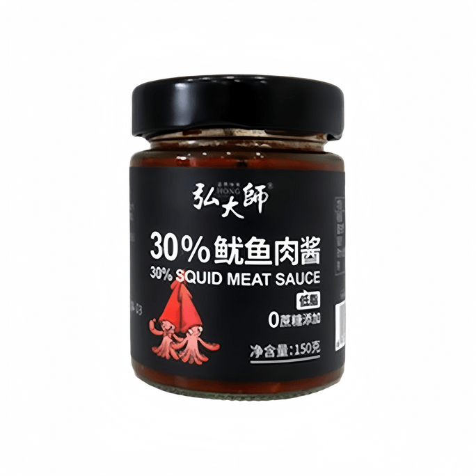 Seafood Squid Sauce Rice, Noodles, and Dumpling Mixed Dish Spicy Flavorful Meal Sauce 150g/per bottle
