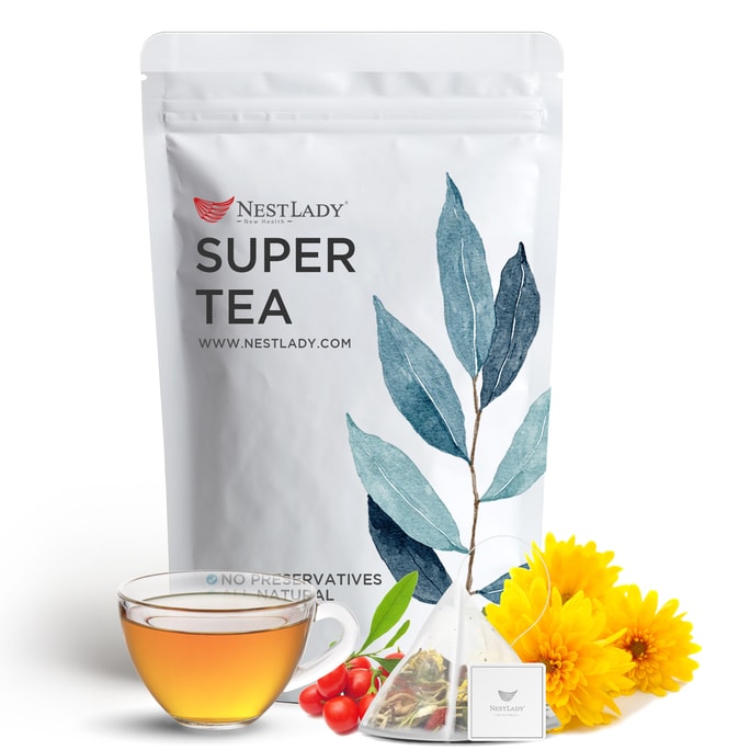 NESTLADY Cassia wolfberry chrysanthemum tea herbal tea flower tea healthy nourishing tea bags 20 bags 160g
