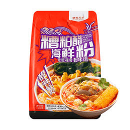 铺前三婆 糟粕醋海鲜粉 521g【地道海南味 酸辣鲜爽】【足足11包料】