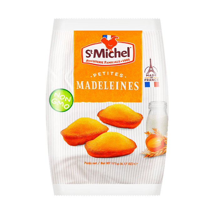 法國STMICHEL聖米希爾 經典迷你瑪德琳蛋糕 10枚裝 175g
