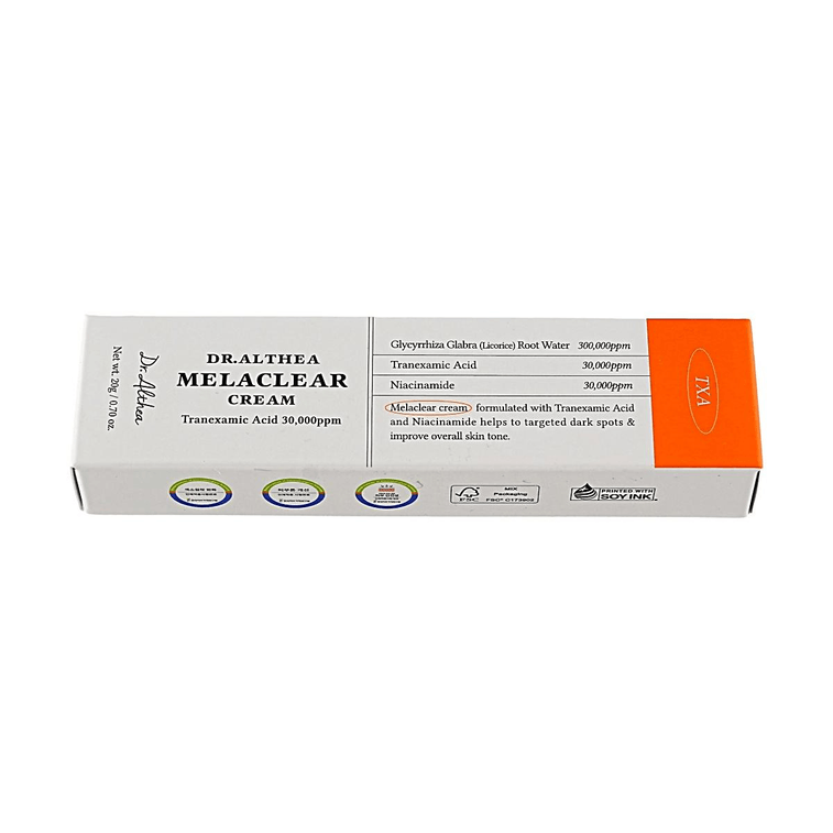 韓國DR.ALTHEA MELACLEAR傳明酸淡斑淨白淨瑕面霜 20g【淡斑提亮】 5