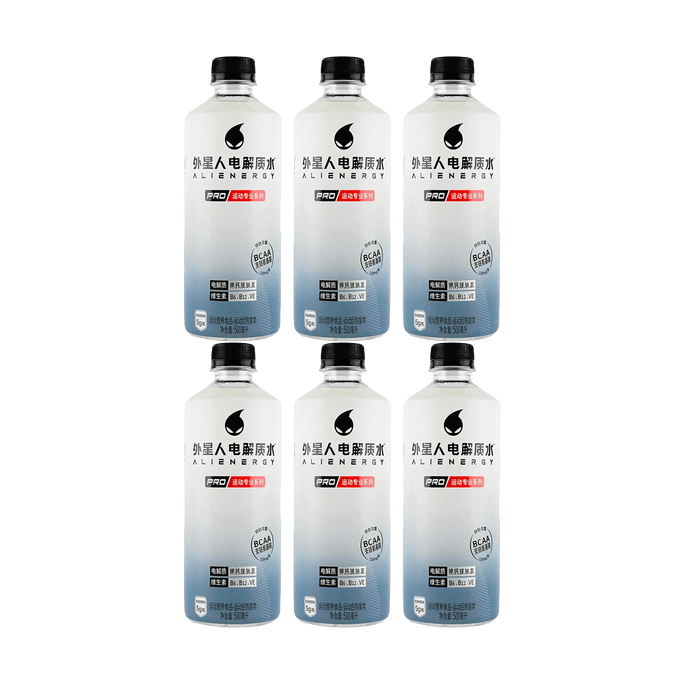 【Value Pack】Alienergy Electrolyte Water, Enhanced Edition, 16.91 fl oz*6 Packs