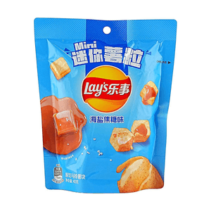 미니 포테이토 바이츠 씨 솔트 캐러멜 맛 1.41oz【오리지널 컷 포테이토 청크】【달콤하고 짭짤한】
