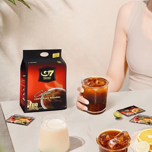 越南 G7 美式 0蔗糖0脂健身黑咖啡 提神减脂 2g*100袋 原装进口【减肥星人囤起来】