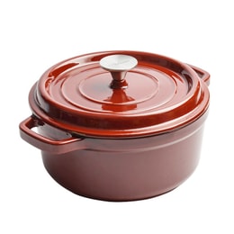 Enamel Pot 20cm Red