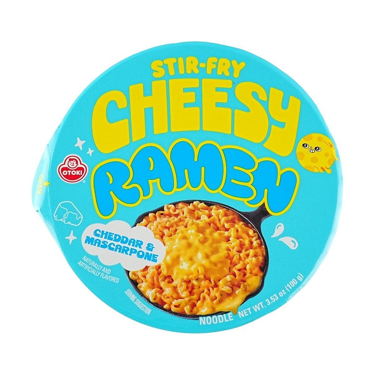 チーズラーメン - チェダー＆マスカルポーネ味、ボウル、3.53オンス【クリーミーで風味豊かな韓国風炒めインスタントラーメン】 5
