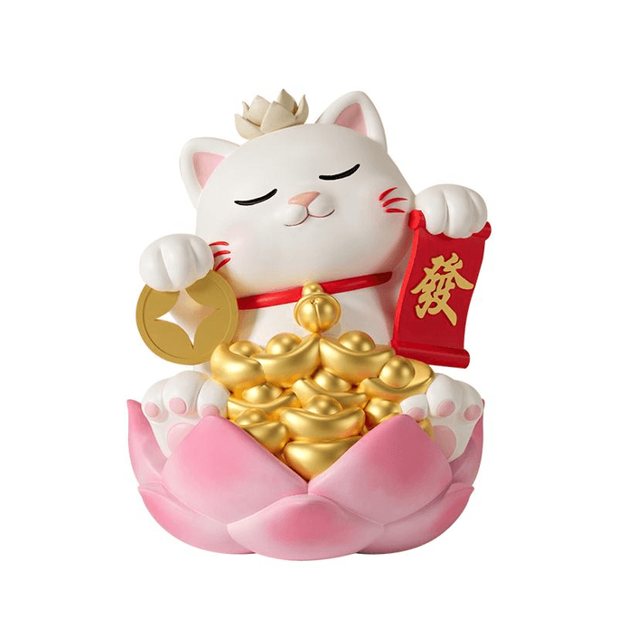 Zhaobeng Zhaobai Cat Desktop Decoration Office Workstation Decoration *1