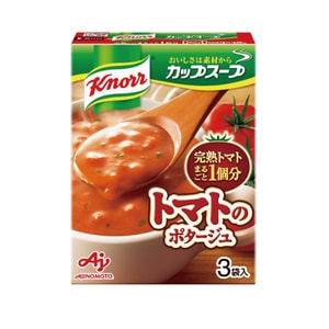 【日本直郵】日本AJINOMOTO 味之素 番茄濃湯 速食湯 17g*3包