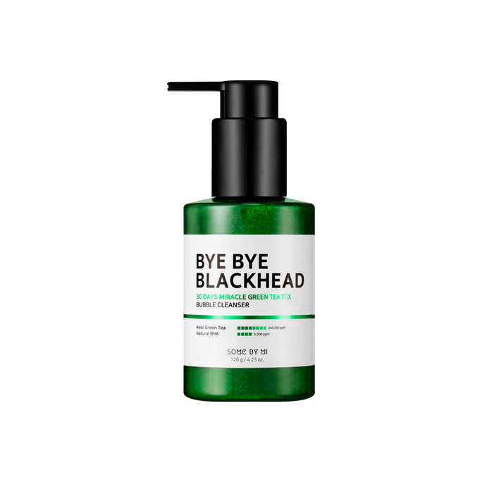 Bye Bye Blackhead 30 Days Miracle Green Tea Tox Bubble Cleanser - 120g
