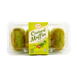 Custard Muffin Cake  Pandan Flavor 8 Pieces 7.76oz
